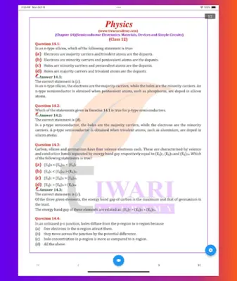 Class 12 Physics for 2023-24 android App screenshot 10