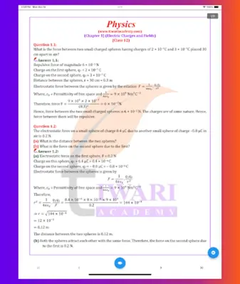 Class 12 Physics for 2023-24 android App screenshot 8